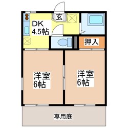 コーポ瀧の物件間取画像